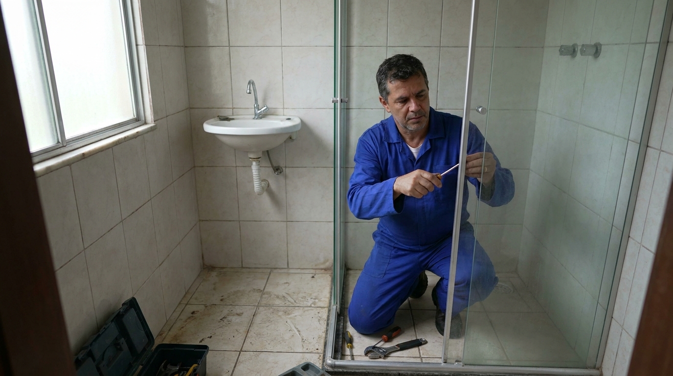 Reparo de box de vidro em São Luís‑MA